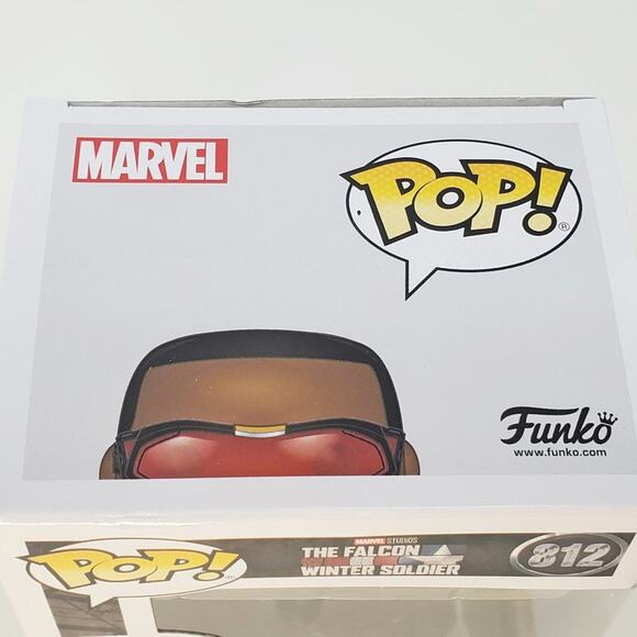 Marvel Falcon Funko Pop Vinyl - The Falcon and the Winter Soldier #812 NIB - Picture 11 of 15